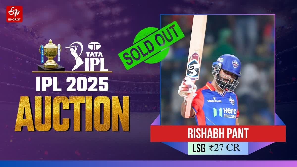 ഋഷഭ് പന്ത്  IPL AUCTION 2025 LIVE UPDATES  IPL AUCTION 2025 LIVE  RISHABH PANT