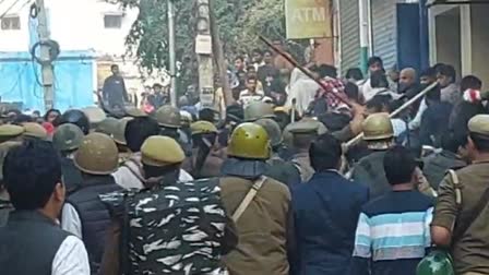 Cops clash with protesters during survey of Mughal-era mosque in Uttar Pradesh's Sambhal. Three protesters were shot dead