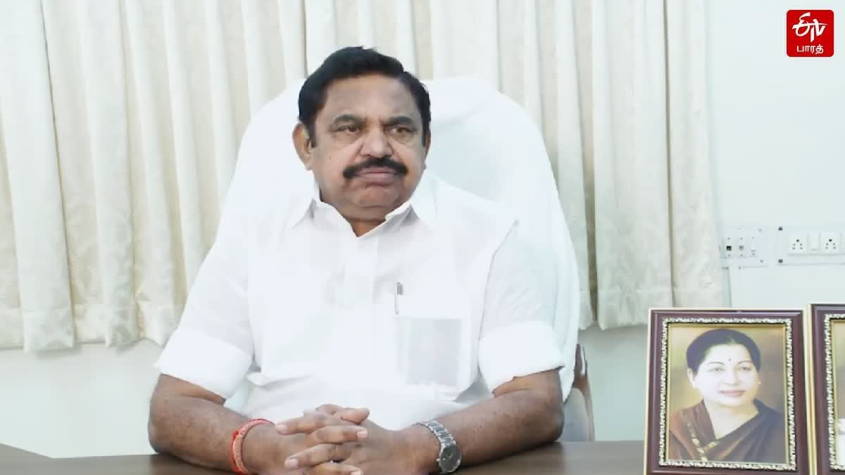 Edappadi Palaniswami requests that the state government increase the flood relief amount