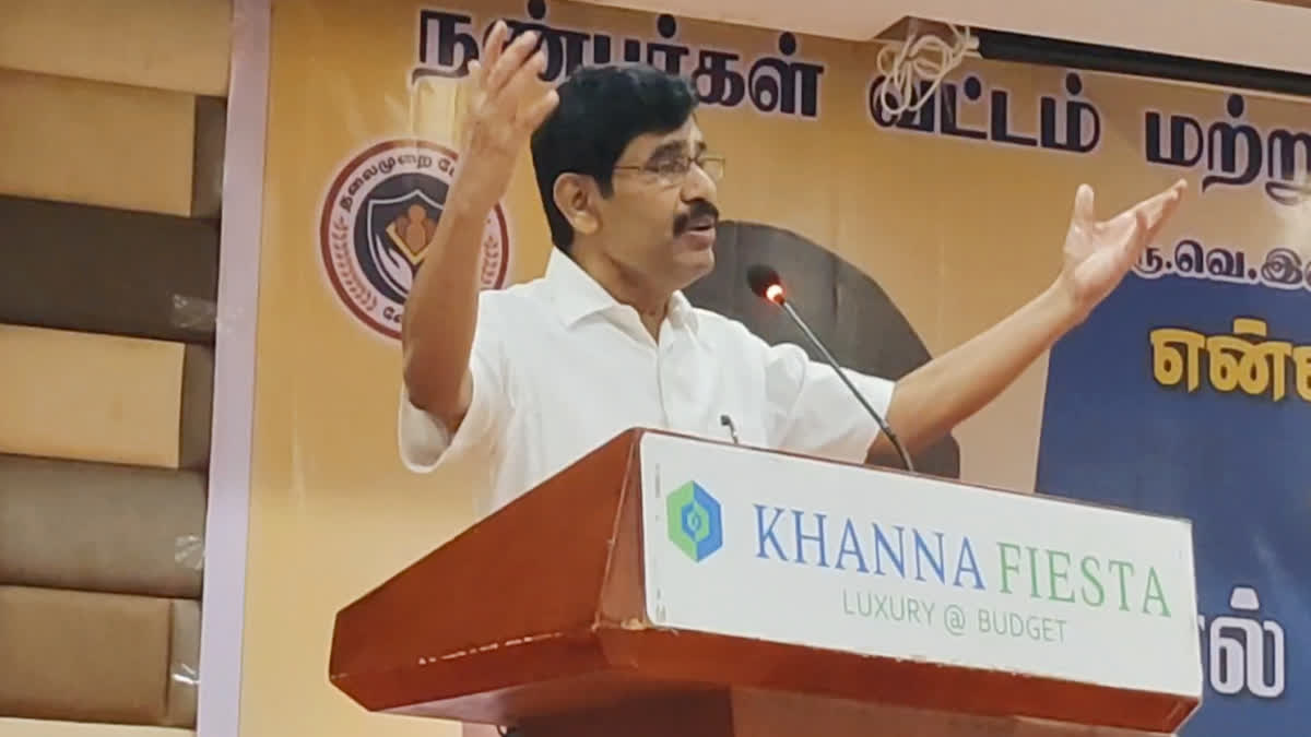 former IAS officer iraianbu participated in book release event held in Vellore