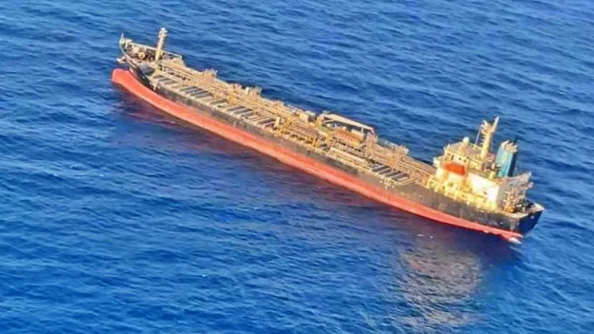 merchant vessel off Indias west coast