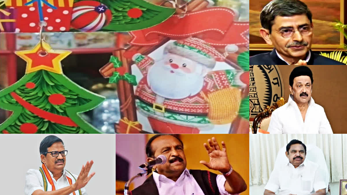 governor and various political party leaders wished for Christmas festival
