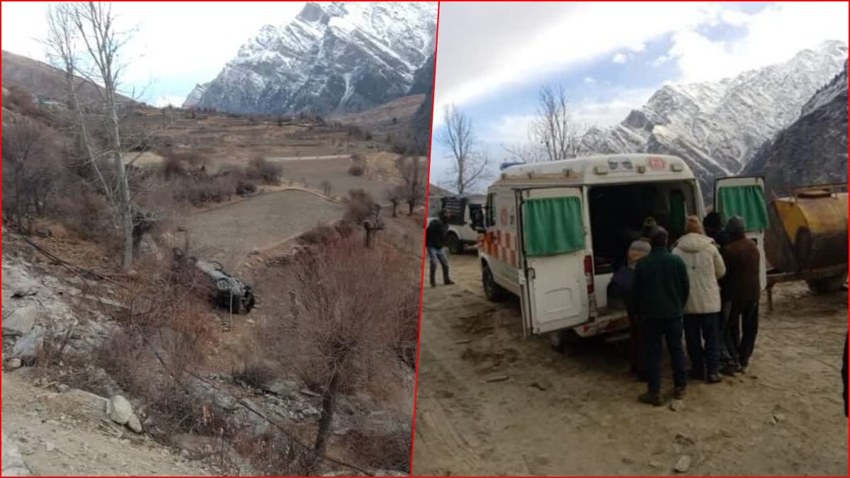 3 people died in Lahaul Spiti road accident