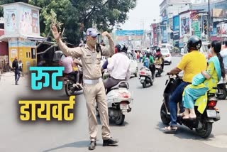 Dehradun Police Traffic Diverted Plan