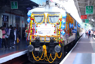 Coimbatore to pollachi new daily unreserved train inaugurated by minister l murugan