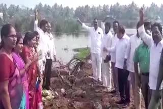 YCP_Leaders_Encroached_Pond_in_Machilipatnam