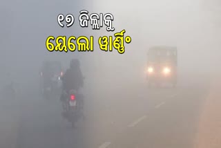yellow warning to 17 districts for dense fog