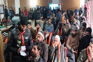 bjp-held-party-programe-in-town-hall-pulwama