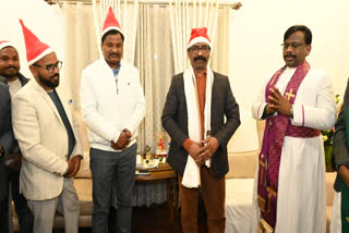 Chief Minister Hemant Soren greeted people of state on Christmas