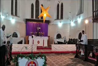 Special prayer organized in church regarding Christmas in ranchi