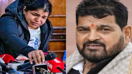 Bajrang Punia  WFI suspension  sanjay singh is not my relative says brij bhushan  Sakshi Malik on wfi suspension  നീതി ലഭിക്കണമെന്ന് സാക്ഷി മാലിക്  സാക്ഷി മാലിക്  ബ്രിജ് ഭൂഷണ്‍ ശരണ്‍ സിംഗ്  ഗുസ്‌തി ഫെഡറേഷന്‍  ഗുസ്‌തി ഫെഡറേഷന്‍ ഓഫ് ഇന്ത്യ  പത്മശ്രീ തിരിച്ചെടുക്കില്ലെന്ന് ബജ്‌റംഗ് പുനിയ  പത്മശ്രീ ഉപേക്ഷിച്ച് ബജ്‌റംഗ് പുനിയ  Sports Ministry to Indian Olympic Association  Wrestling Federation of India  ഗുസ്‌തി ഫെഡറേഷൻ സസ്പെന്‍ഷൻ  ഗുസ്‌തി ഫെഡറേഷൻ  Sports Ministry Suspended Sanjay Singh Led WFI  Sports Ministry Suspended WFI  ഗുസ്‌തി ഫെഡറേഷനെ സസ്പെന്‍ഡ് ചെയ്‌ത് കേന്ദ്രം  Sakshi Malik