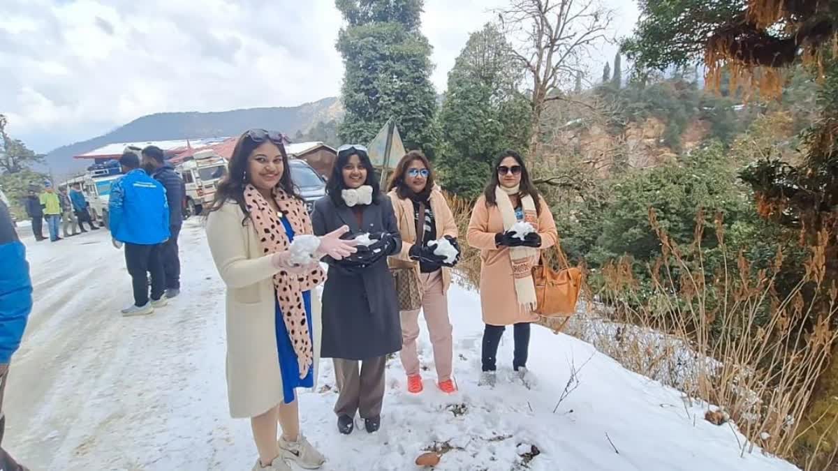 snowfall in chopta