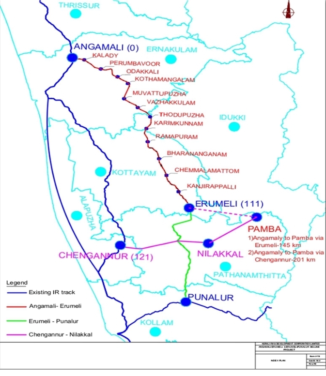 SABARIMALA RAIL  RAIL TO SABARIMALA  ശബരി റെയില്‍പാത  ശബരിമല ട്രെയിന്‍