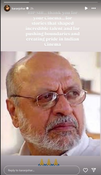 Tributes Flow for Shyam Benegal After His Passing