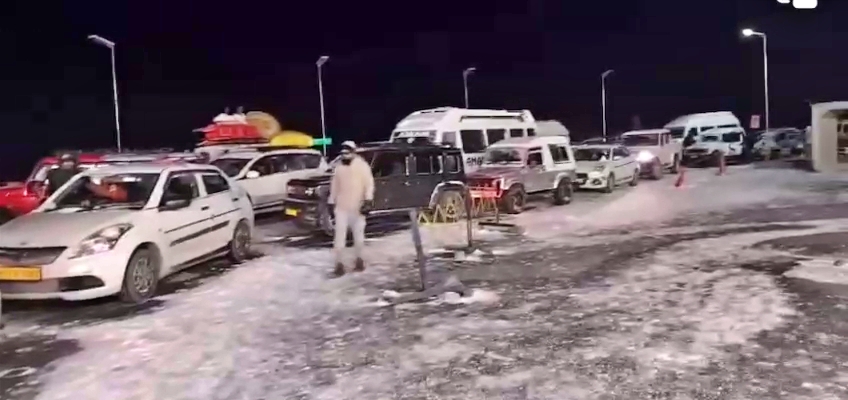 Snowfall in Lahaul Spiti