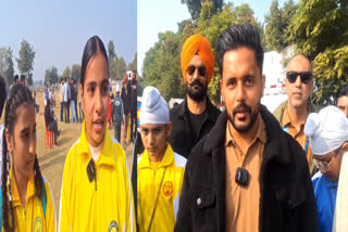 Hockey captain Harmanpreet Singh motivated children to develop interest in sports along with studies.