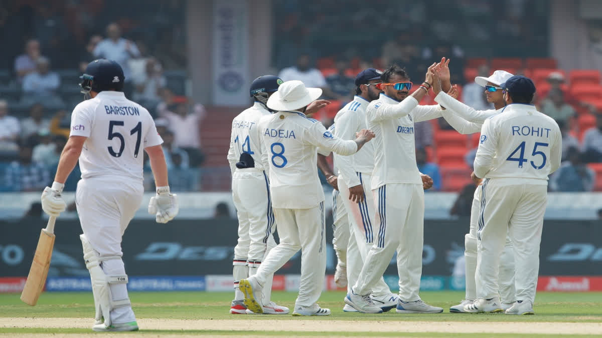 Indian spinners troubled England batters with effective spin bowling.