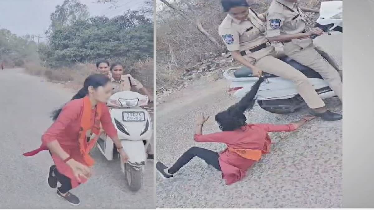 Telangana Cops Drag ABVP Student