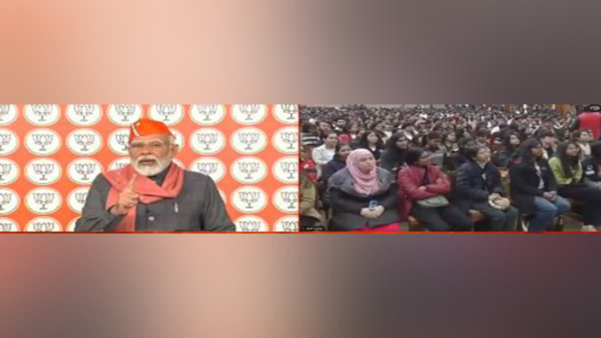 PM Modi Interacts with First-Time Voters