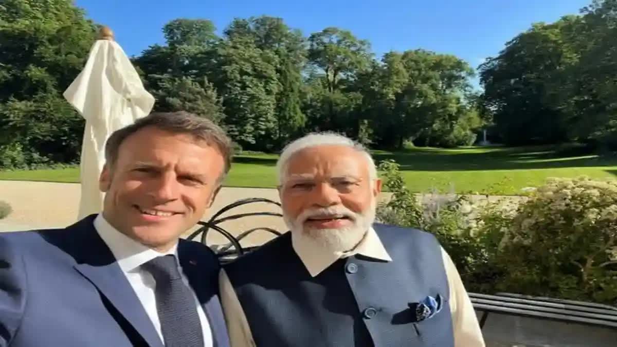 Immanuel Macron - PM Modi