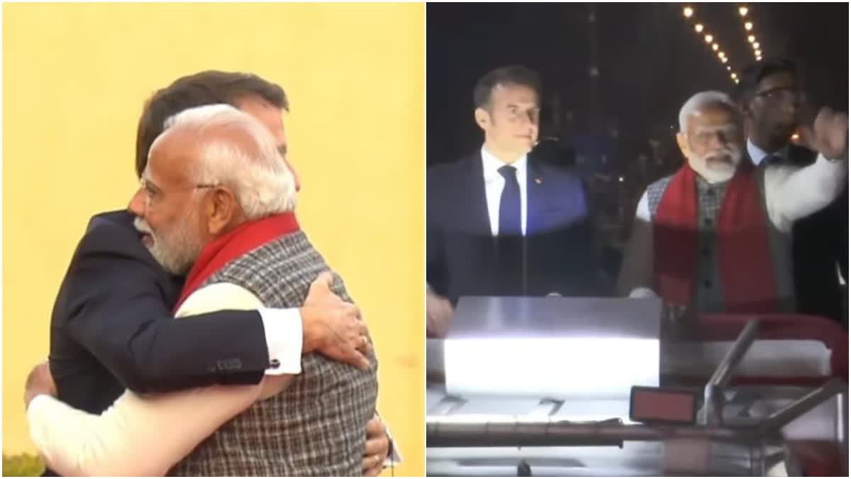 पीएम मोदी और फ्रांस के राष्ट्रपति की मुलाकात