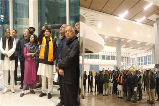 Jyotiraditya Scindia at the new terminal of Rajmata Vijayaraje Scindia Airport