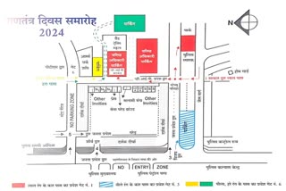 Bhopal Route diverted traffic and parking arrangements