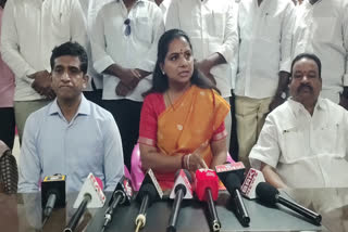 MLC Kavitha Fires On Congress In Jagtial