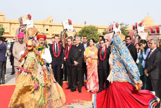 French President Jaipur visit