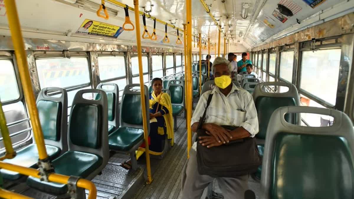 Representational image of Mumbai buses