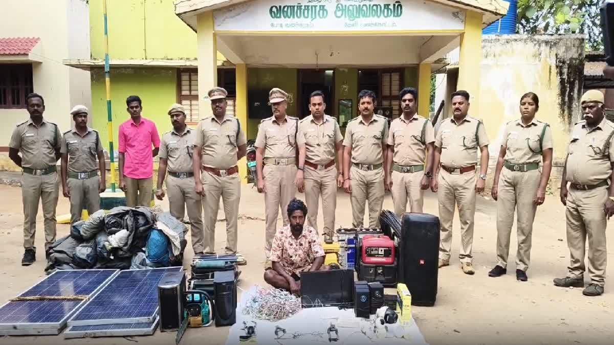 சட்டவிரோதமாக கூடாரங்கள் அமைத்து சுற்றுலாப் பயணிகளுக்கு வாடகைக்கு விட்டவர் கைது