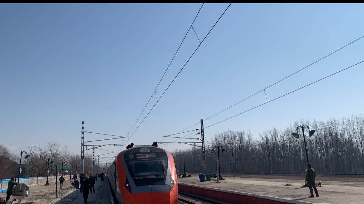 Vande Bharat Express successfully trial train from Katra to Srinagar