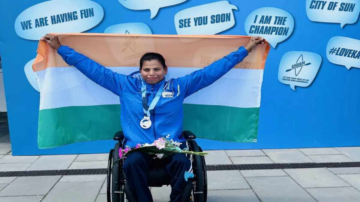 BHIND PARALYMPIC PLAYER POOJA OJHA