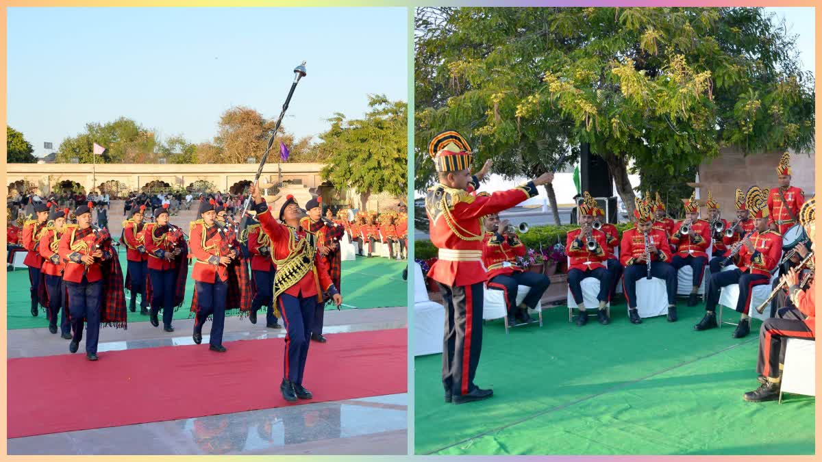 Raj Police Band performance