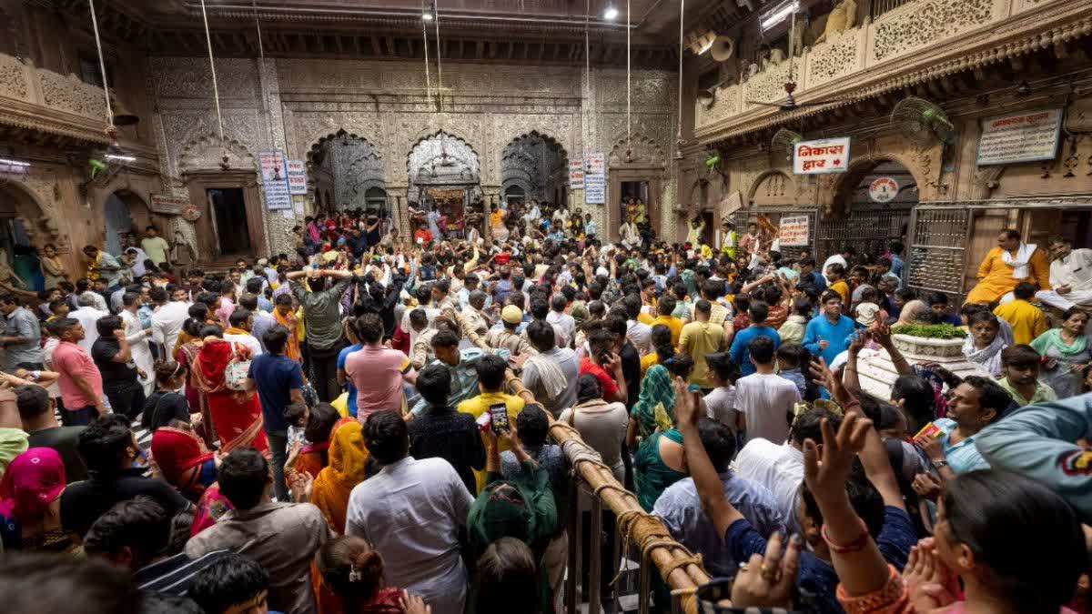 Banke Bihari temple.