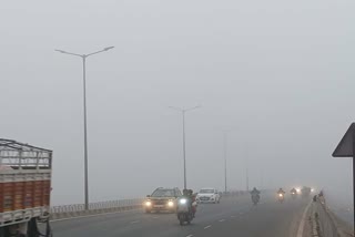 Dense Fog witnessed Bhubaneswar