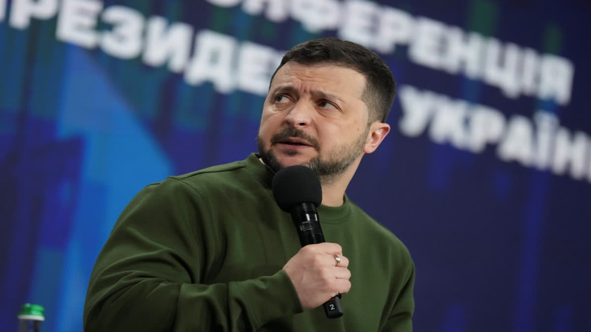 Ukrainian President Volodymyr Zelenskyy, AP PHOTO