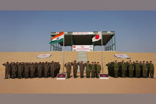 India-Japan joint military exercise 'Dharma Guardian' begins in Rajasthan (Image Credit: X/@adgpi)