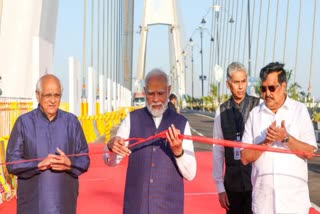 cable bridge Sudarshan Setu