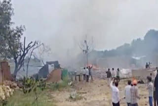 firecracker factory explosion at Kaushambi in uttar pradesh