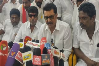 All India Samathuva Makkal Katchi leader R.Sarathkumar