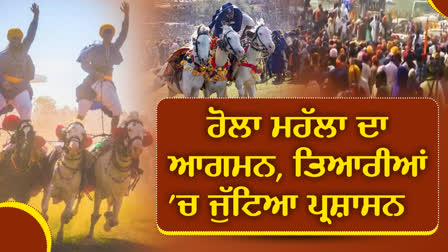 Preparations Of Hola Mohalla