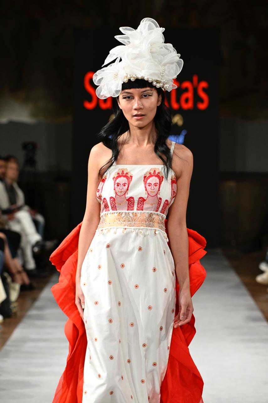 Designer Sanjukta Dutta showcased her Pat Muga fashion at Milan Fashion Week 2024