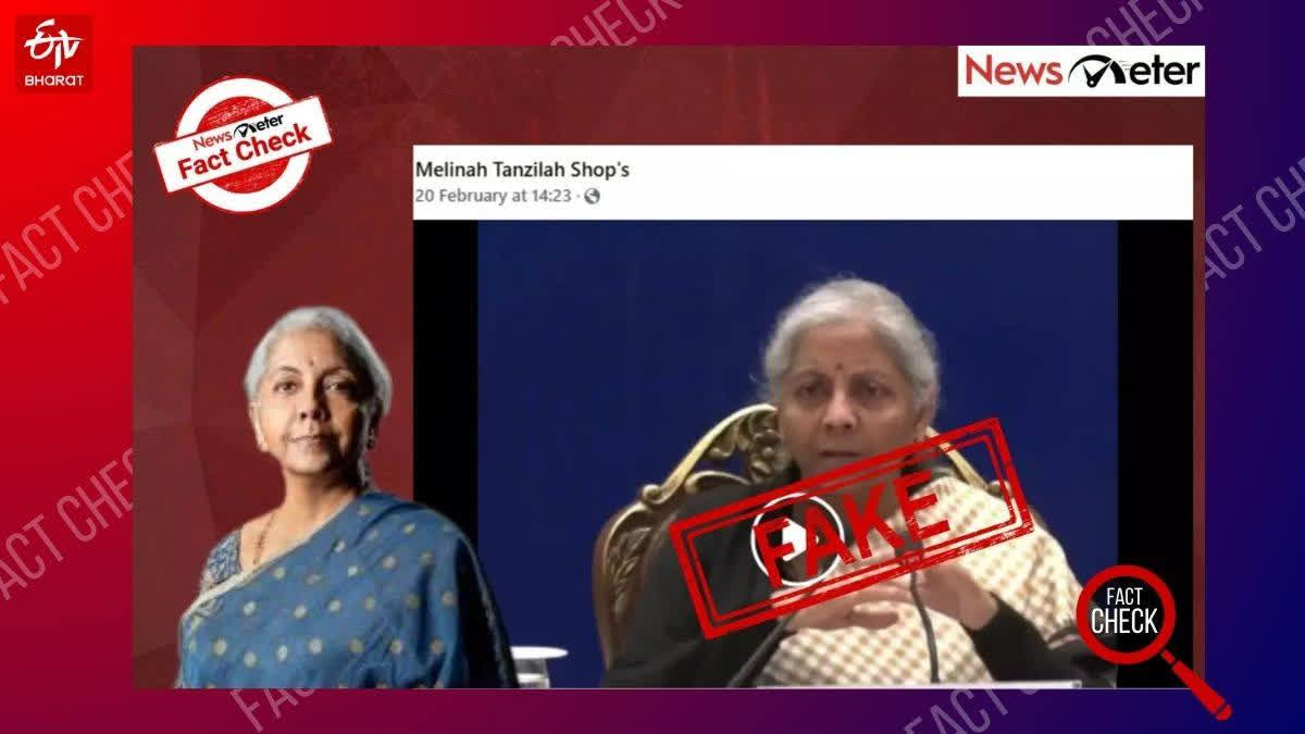 NewsMeter debunked a manipulated video claiming Nirmala Sitharaman endorsed a trading platform, revealing the original audio was from a December 2024 GST Council meeting.