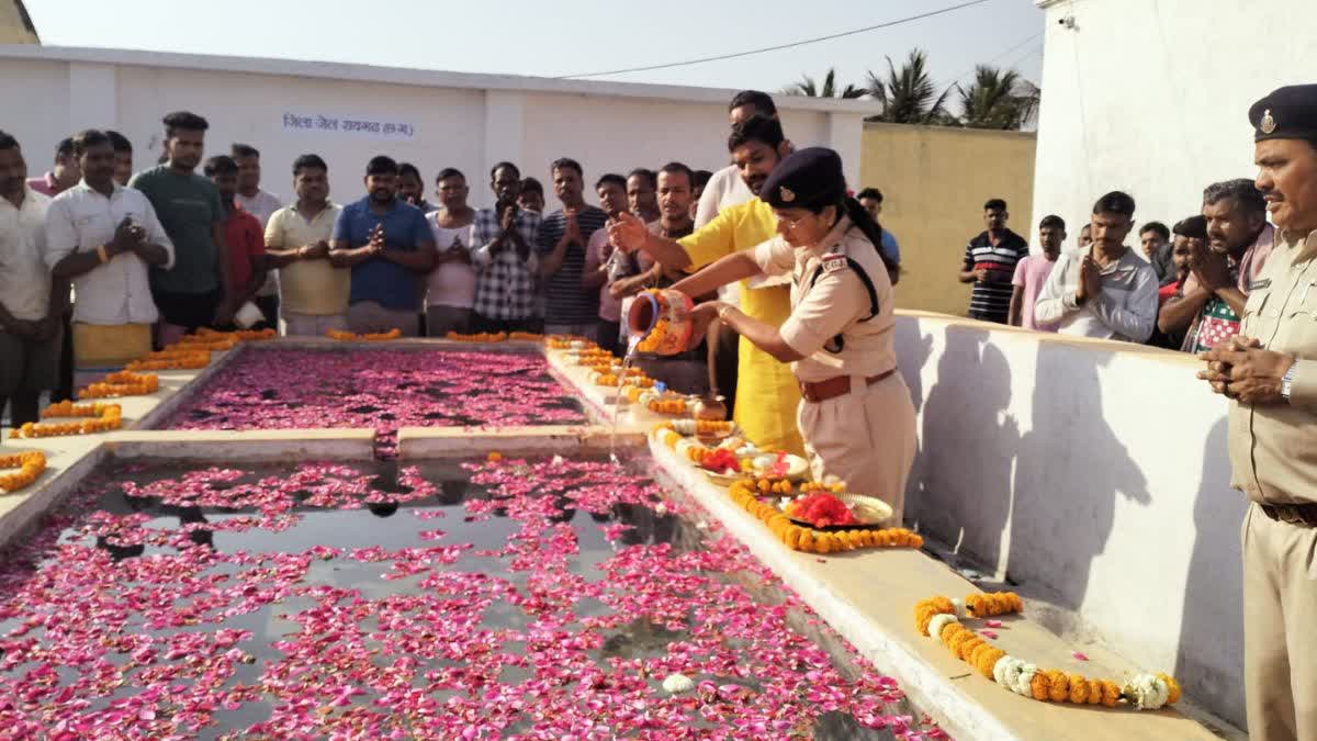 holy bath with Gangajal