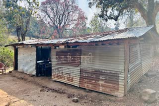 School Running In Tin Shed