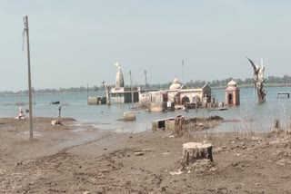 country's second Raj Ghat is still submerged in water