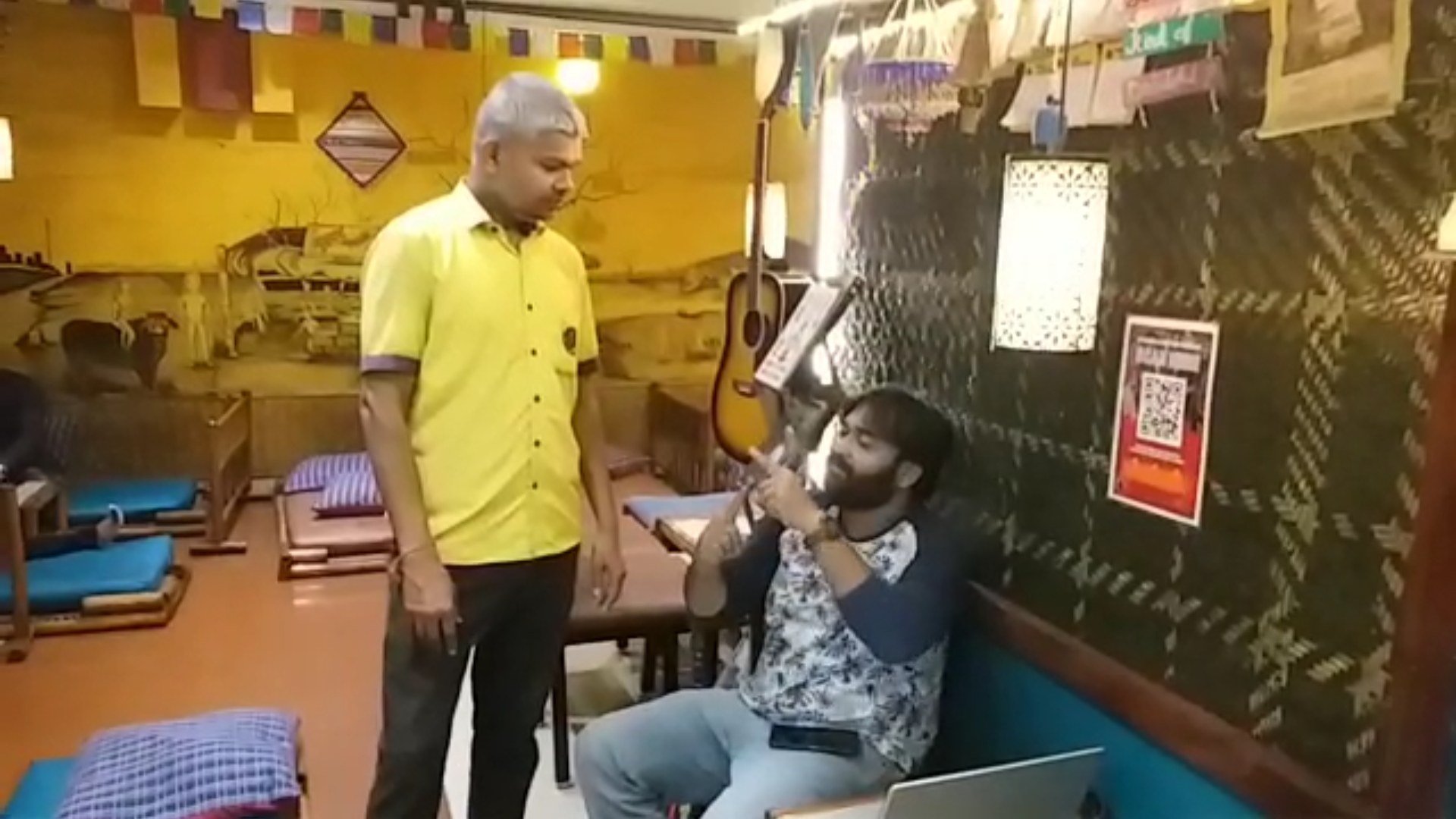 Sign Language At Nukkad Cafe