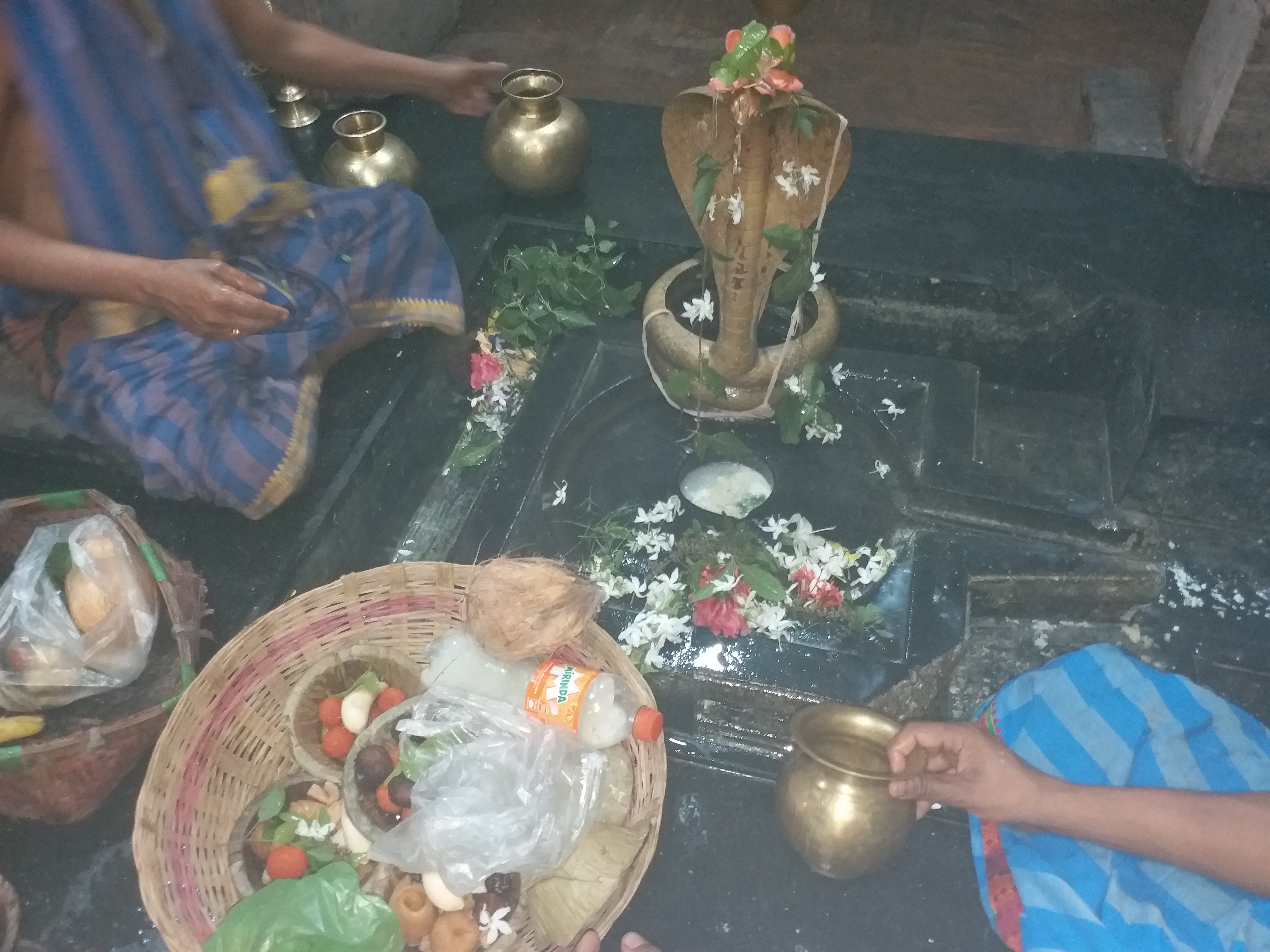 Water Boiling On Shivling