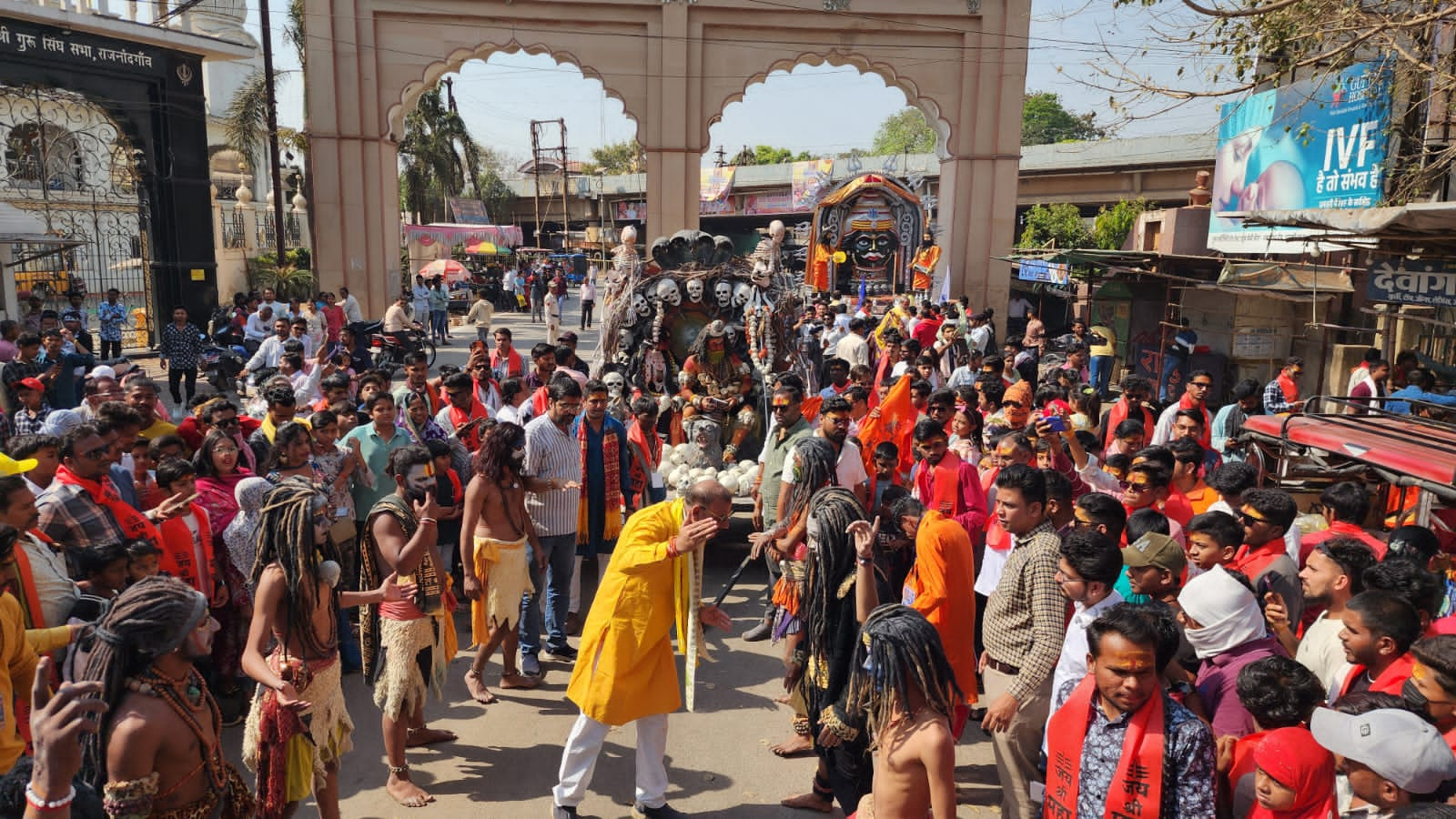 Devotees in Mahakal Yatra